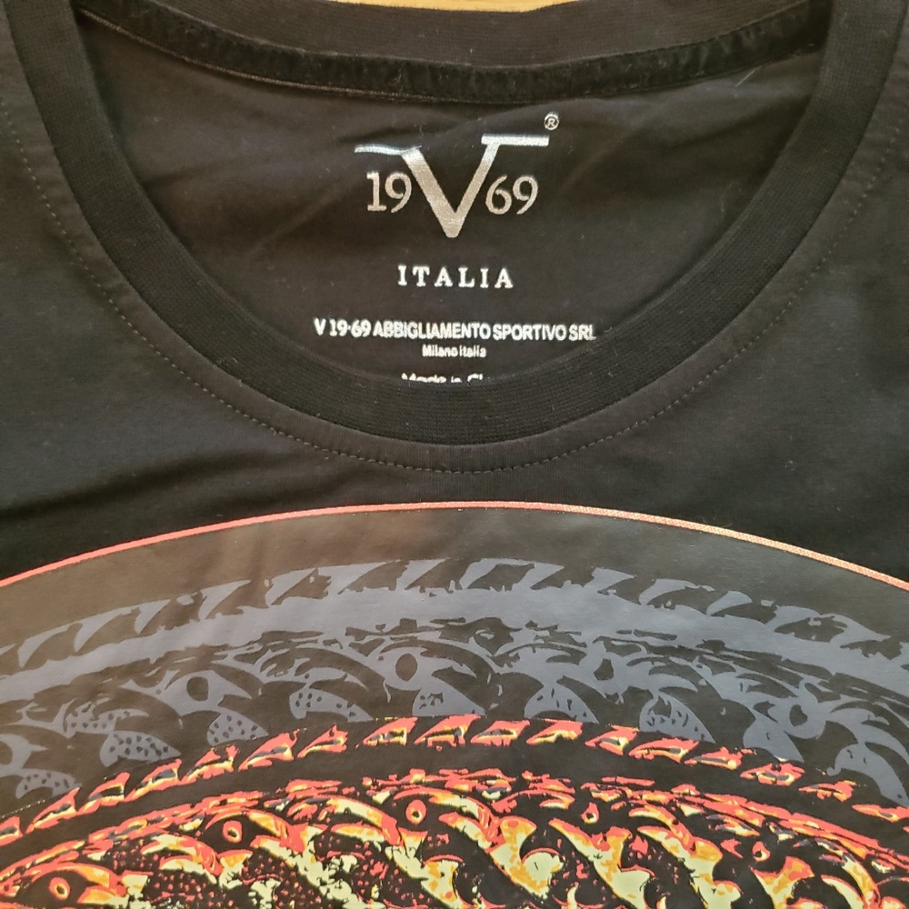 New VERSACE 1969 Italia Medusa Lion Head T shirt M - Picture 3 of 6